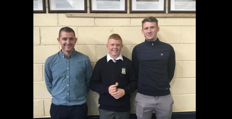 Coláiste Mhuire congratulate student on Tony Forristal Cup win