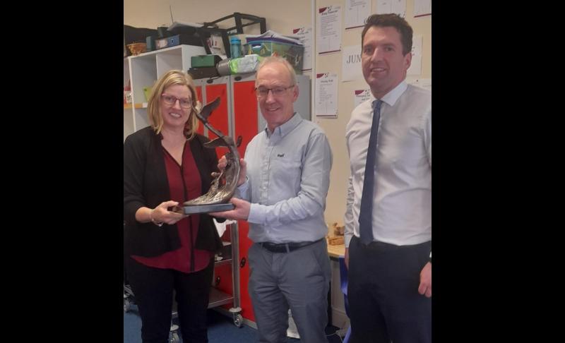CONGRATULATIONS: Tipperary school wishes this teacher 'every happiness' on his retirement