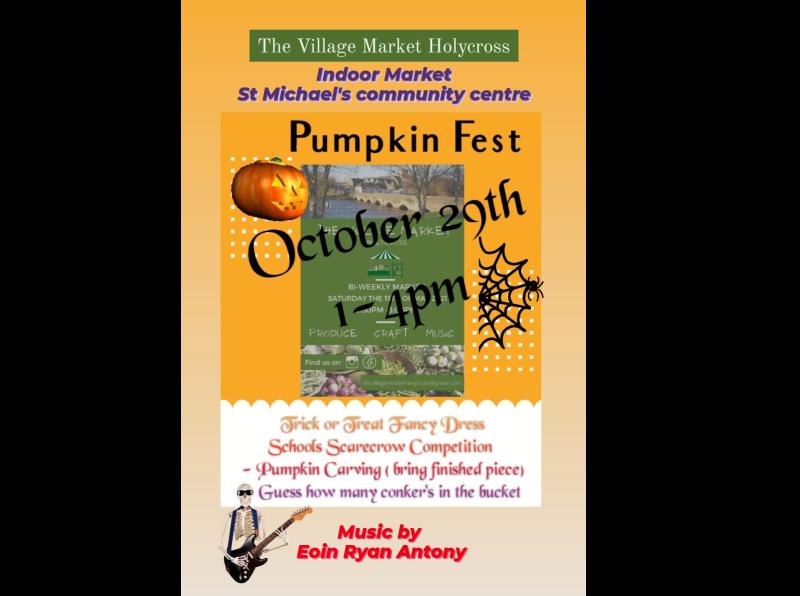 There will be tricks and treats for everyone at this year's Holycross Pumpkin Fest 