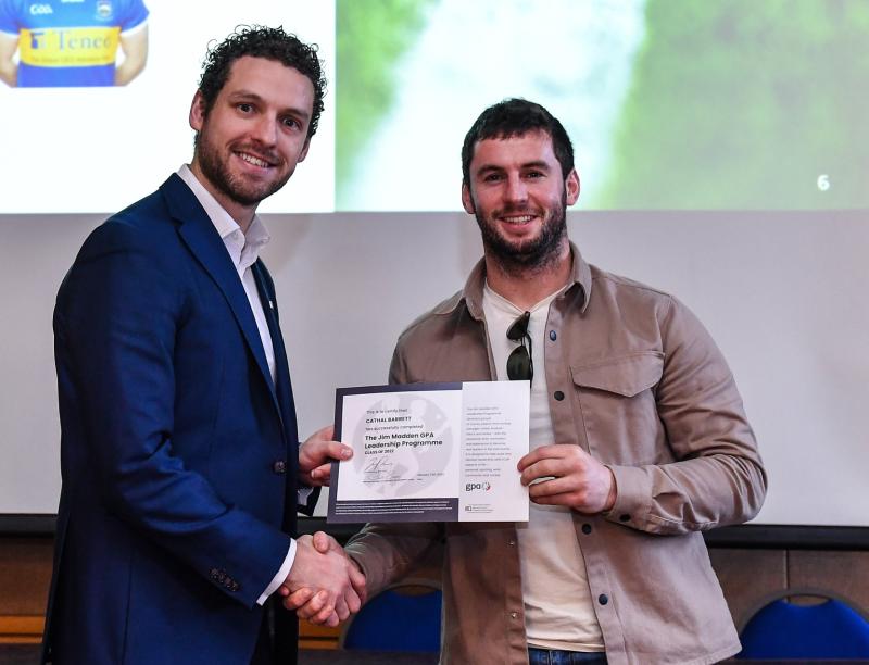 Tipperary hurler graduates from GPA leadership course in Dublin