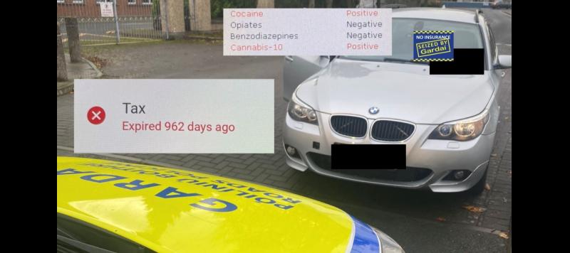 DANGEROUS: Cocaine and cannabis fueled motorist with expired licence arrested in Nenagh