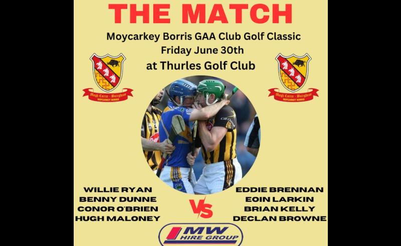 Tipp versus Kilkenny rivalry to be renewed at Moycarkey Borris Golf Classic