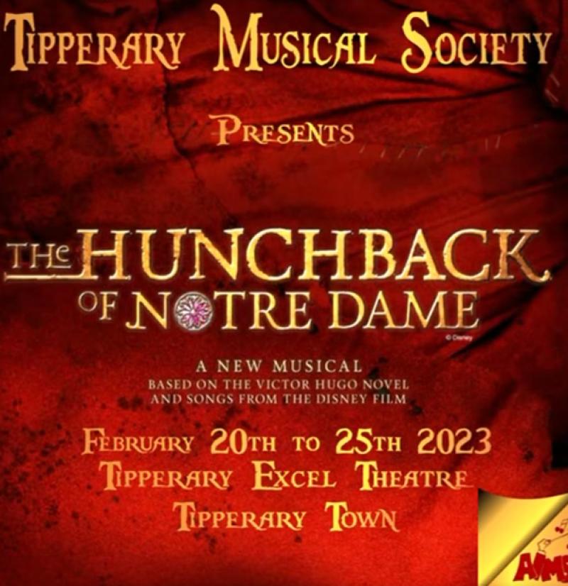 Victor Hugo]s classic The Hunchback of Notre Dame is coming to the Tipperary Excel Theatre  