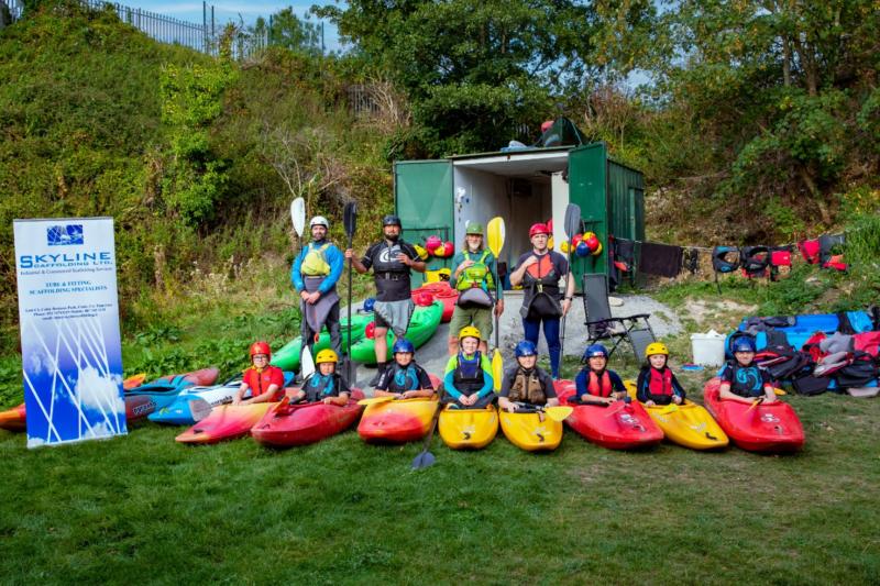 Skyline Scaffolding Donates €1500 to the Cahir Ardfinnan Kayak and Paddling Club