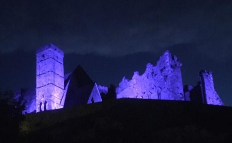 Rock of Cashel was lit up blue for Alphasia awareness