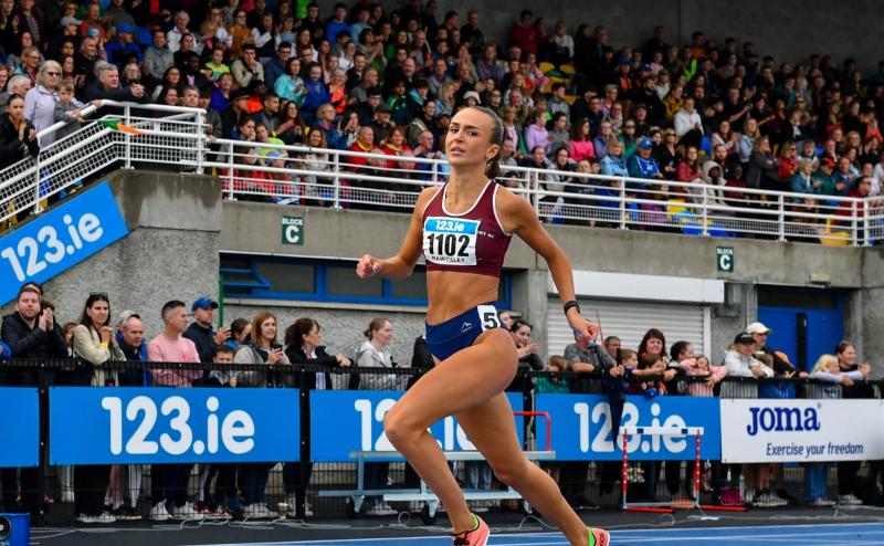 Comprehensive win for Tipperary's Sharlene Mawdsley in national 400 metres final
