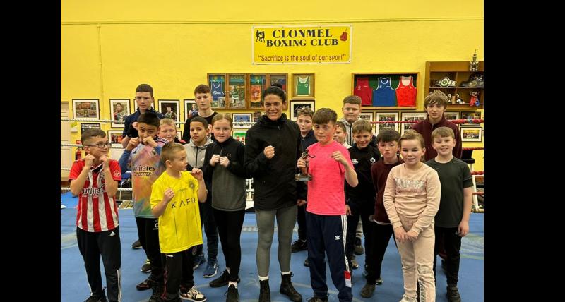Tipperary boxing champion Shauna O'Keeffe returns to Clonmel Boxing Club
