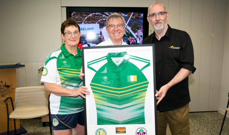 Tipperary transplant athlete is feted by Australian envoy to Ireland during embassy visit