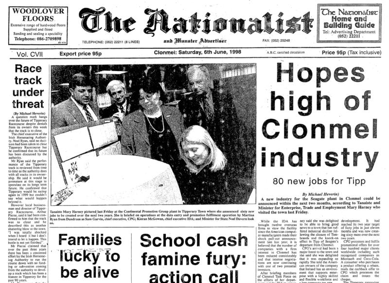 YESTERYEARS: Freak 'whirlwind like tornado' rip holiday homes apart for Tipperary families