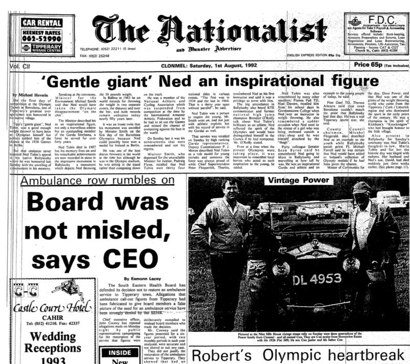YESTERYEARS: Olympic heartbreak as Tipperary cyclist crashes at Barcelona Olympics