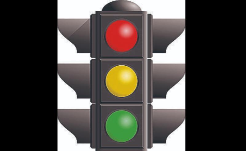Temporary traffic lights operating on section of N24 in county Tipperary 