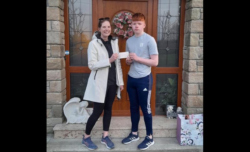 Coláiste Mhuire TY student  raises €700 for Children's Health Foundation Crumlin