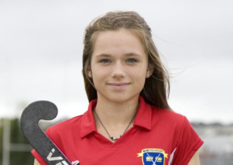 Caoimhe Perdue, a student at the Ursuline Secondary School Thurles recently won an All Ireland medal with her school at Camogie and was a member of the Munster U/16 hockey team to compete in the Interprovincial V Ulster in Belfast.