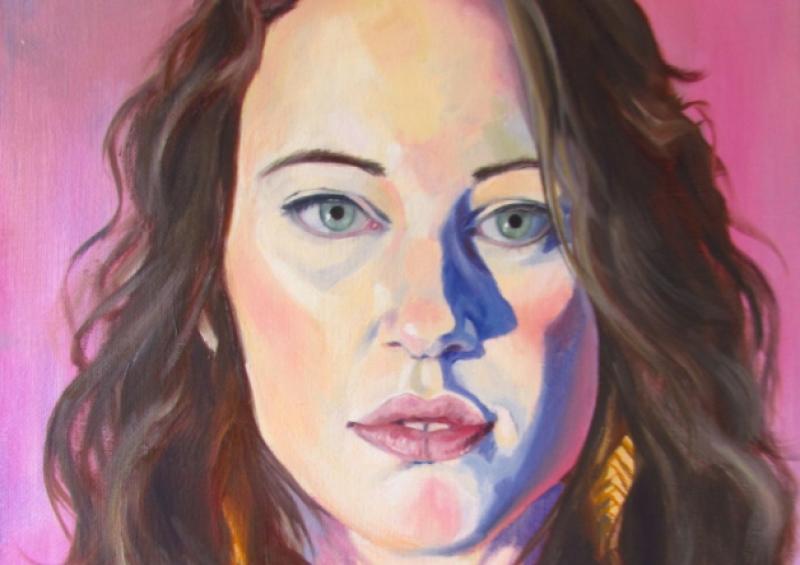 New York-based artist Claire Lambe, who's originally from Clonmel, has included this portrait of her daughter Chiara in her Home Towns exhibition, which will be on display in the South Tipperary Arts Centre in Nelson Street, Clonmel from August 4-29.