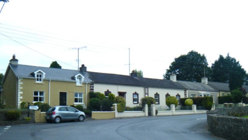 The terrace of houses in Holycross