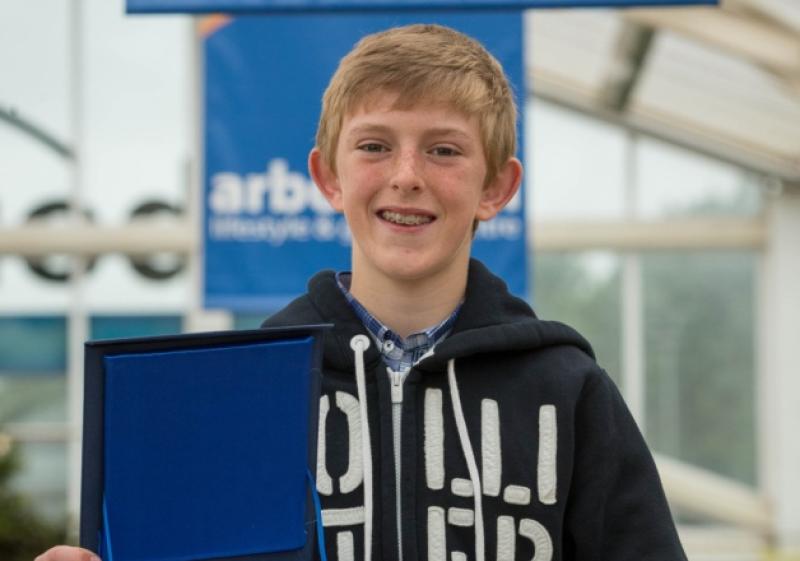 Shane Cosgrave, the Arboretum under 14 gardener of the year.