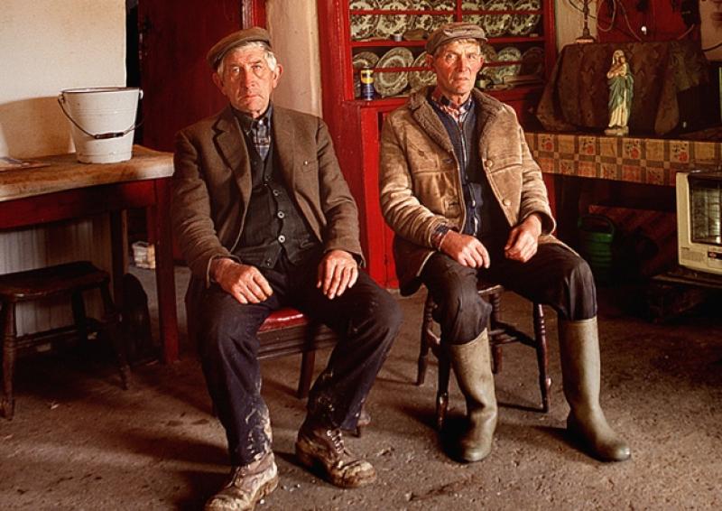 the Butler brothers, subject of RTE documentary "The Brothers", photo from the book," Ireland:The Parting Glass", by photographer  richard fitzgerald, published by John Hinde Ltd, Dublin.