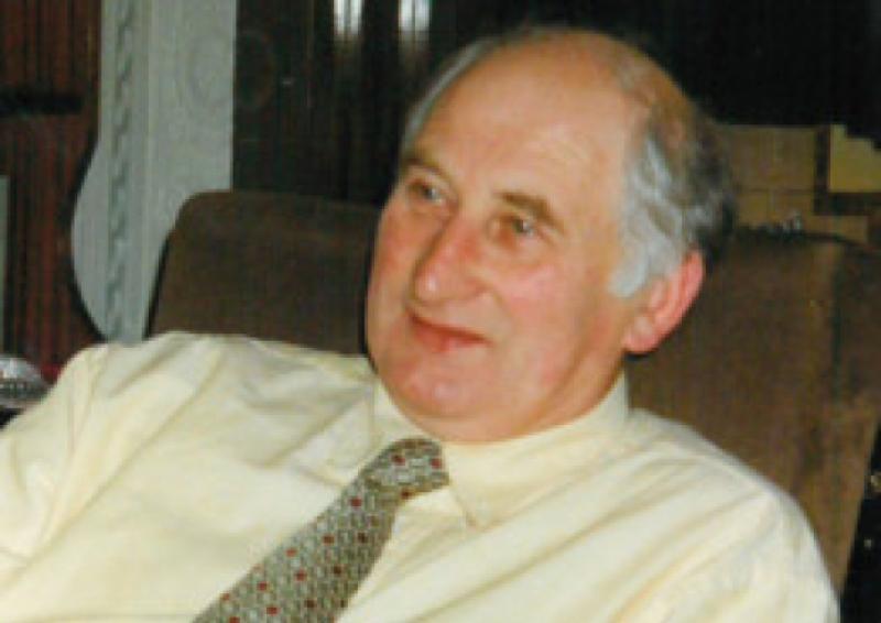 Clonmelman Mick Kennedy, who has the distinction of getting the first score in the first hurling game televised live by RTE.