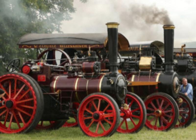 Rare vintage steam engines to travel through several Tipperary communities on charity run 