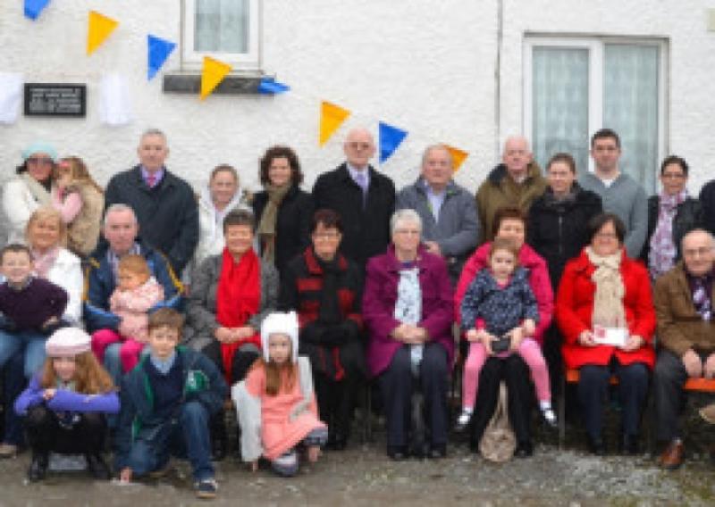 Pictured at the Jack Moyney-Victoria Cross celebration are the Organising Committee and Ashbury Residents Association. L/R: Eileen O Meara, Tommy Murphy, Mary Dollard, Matthew McNamara.