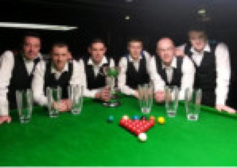 The 2014 Munster Team Champions: Tom Gleeson, Paudie Kelly, Mark Walsh, Brendan ODonoghue, Tony Seymour and Andy McCloskey