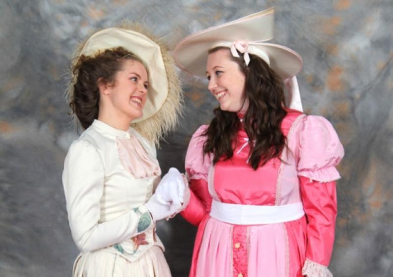 Marie Kelly plays Irene Malloy with Kate Sheehan who plays Minnie Fay in Hello Dolly