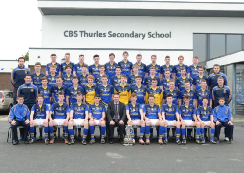 The Thurles CBS panel of players which will face St Kieran's, Kilkenny in next Saturday's Croke Cup final at Semple Stadium, Thurles.