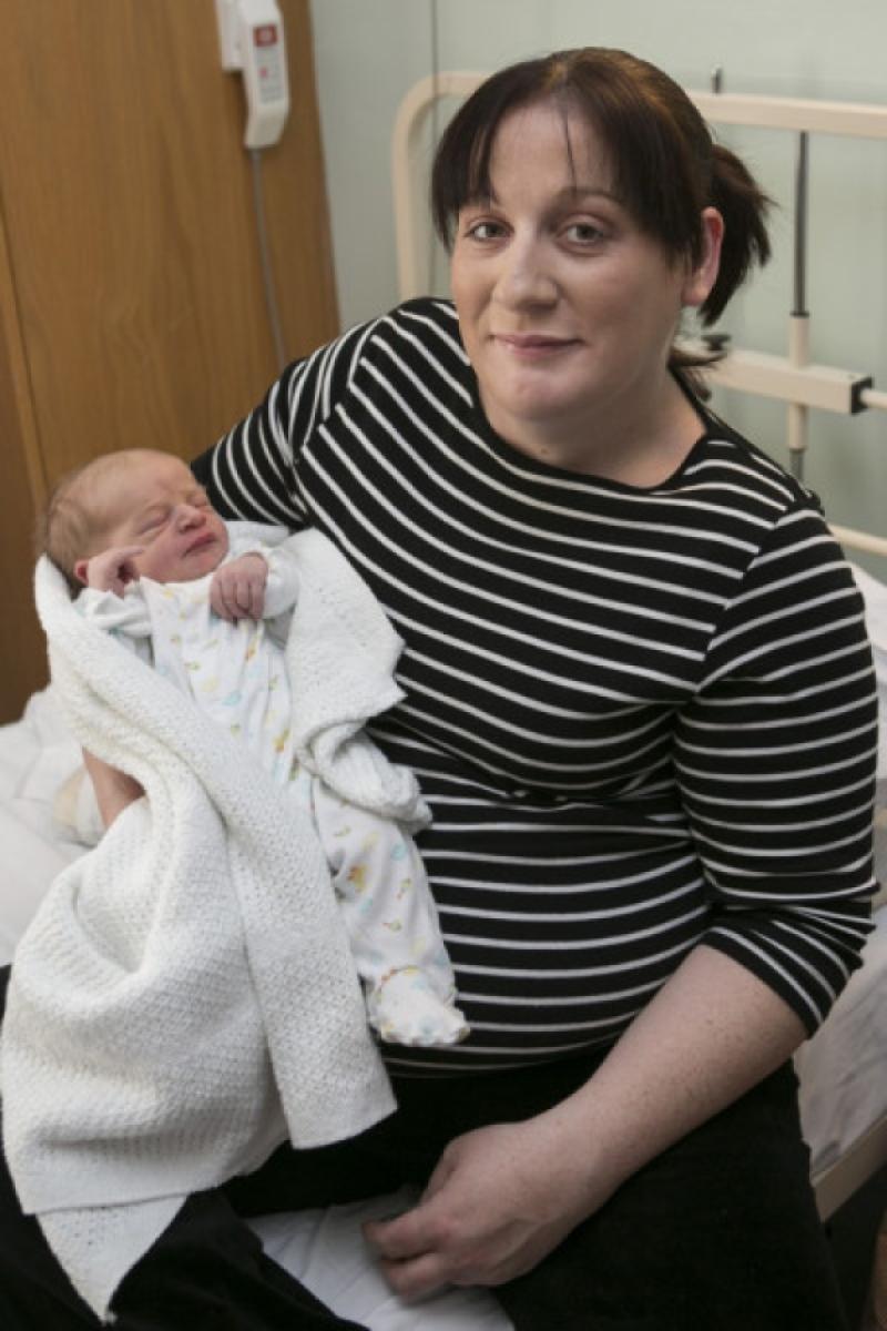Amanda Cashin, from Glengoole, Thurles, with her baby boy Leon.