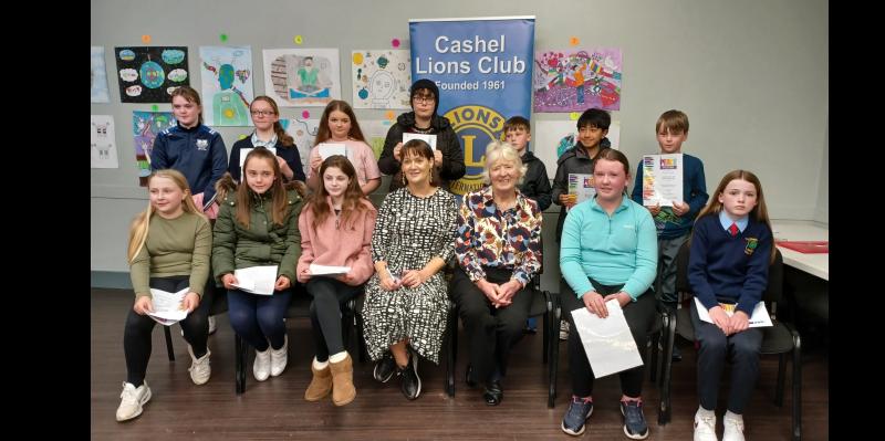 Tipperary students excel in Cashel Lions Club poster competition