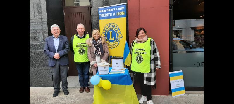 Generous response to Clonmel  Lions Club Ukrainian appeal