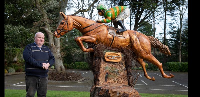 Glory of Minella horse racing double captured forever on hotel grounds in Clonmel