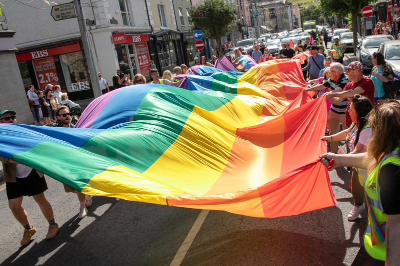 Flying the Pride colours in Clonmel