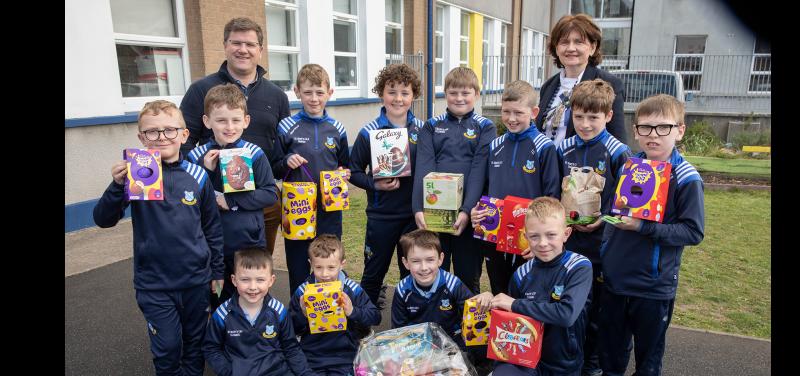 Clonmel primary school pupils raise funds for Ukrainian appeal