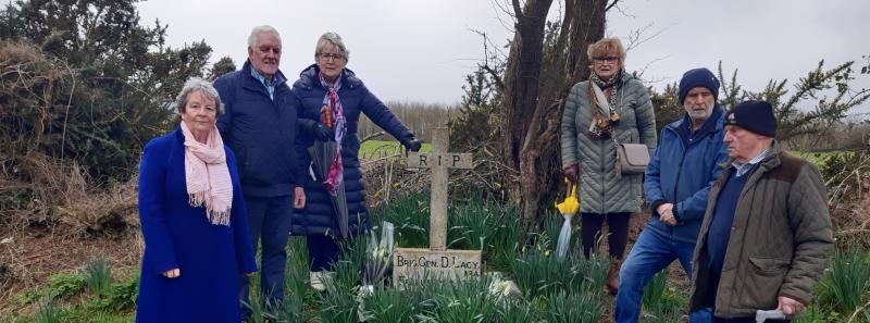 Family and friends remembers Brig Gen Dinny Lacey 100 years after his death in Civil War