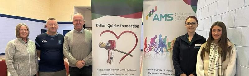 Tipperary GAA club hosts successful screening programme with Dillon Quirke Foundation