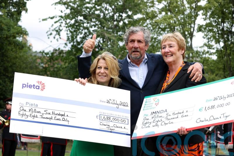 ‘Most remarkable’ day as Charlie Bird donates €3.3m in cheques to charity