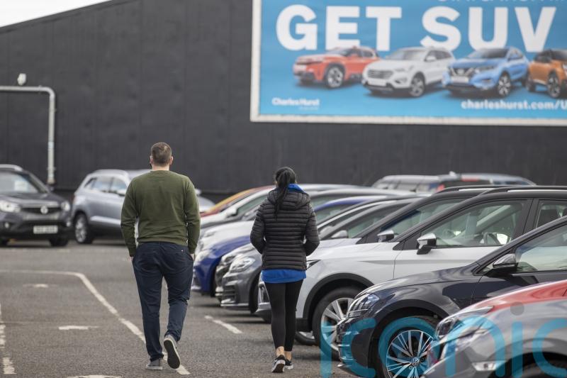 New car registrations down 17% in past year, figures show