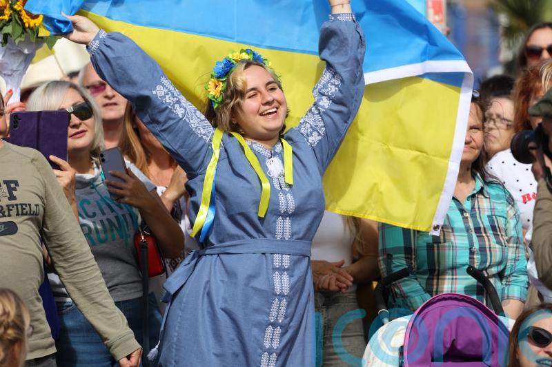 ‘It’s about unity’: Ukrainians celebrate Independence Day at Dublin park