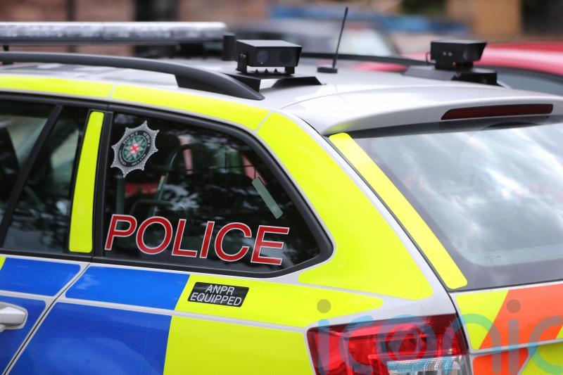 Three police vehicles damaged by man in tractor attempting to flee