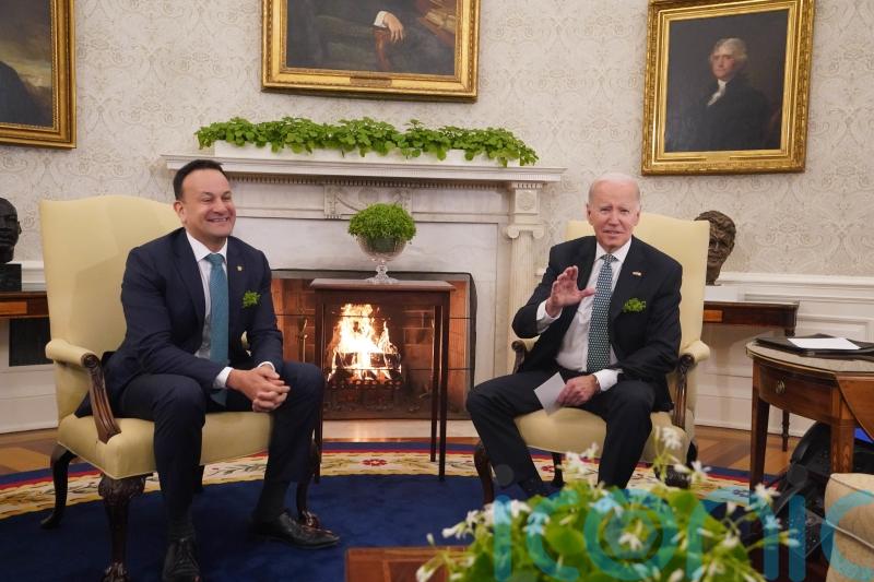 Varadkar meets Biden at White House for St Patrick’s Day talks