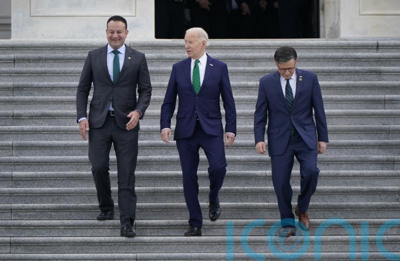 Let us all march forward together, Biden urges Friends of Ireland gathering