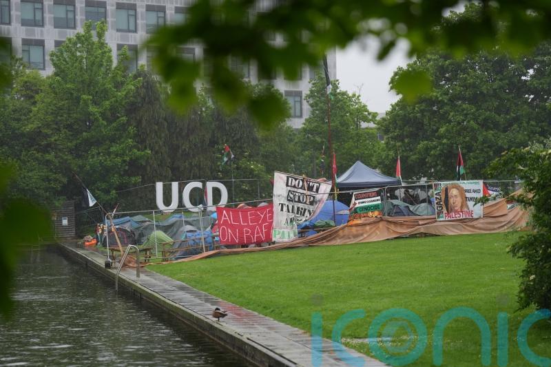 Encampment ‘just the start’ of Gaza protests at Irish universities, says student