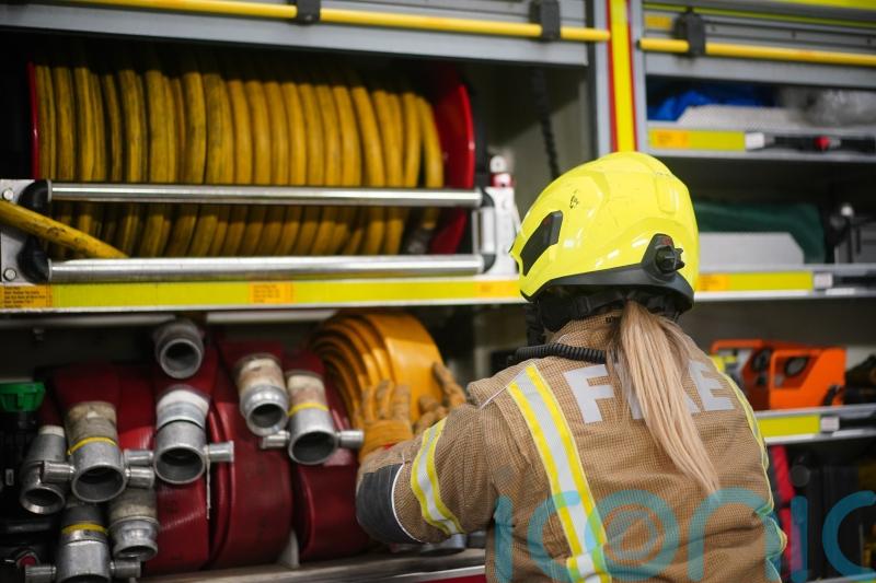 Five fire engines tackle blaze at industrial estate in Dublin