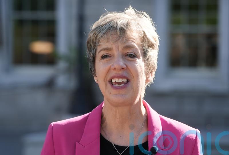 Labour leader holds exploratory coalition talks with Fianna Fail and Fine Gael