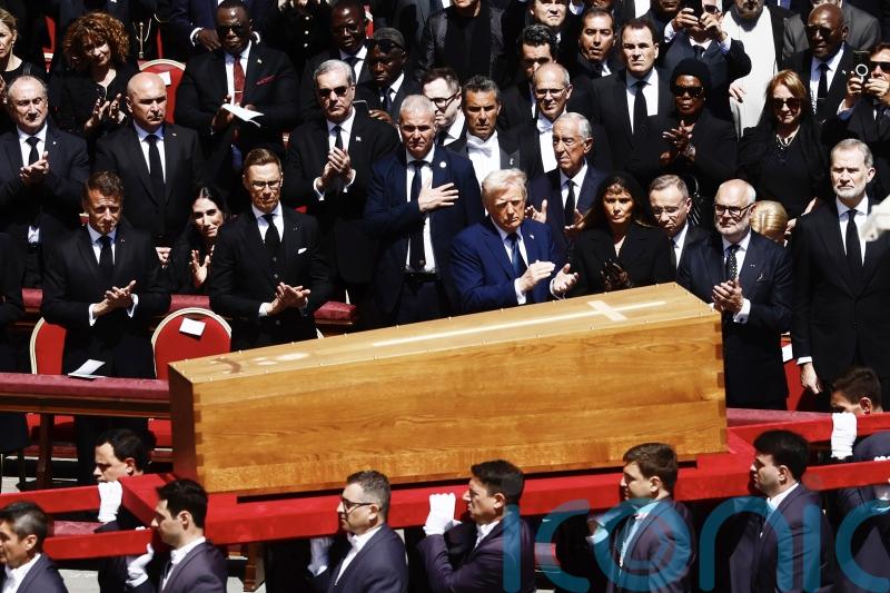 World leaders reminded of Pope Francis’s calls for peace at Vatican funeral
