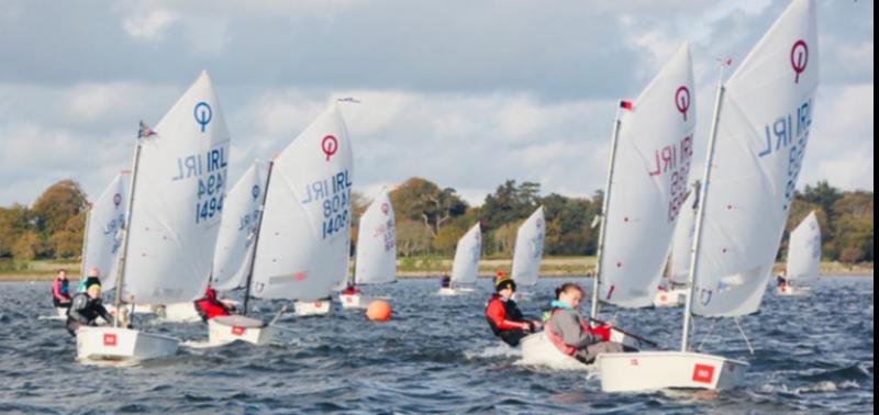 Young sailors test skills at windy Lough Derg during IODAI Training Week Regatta