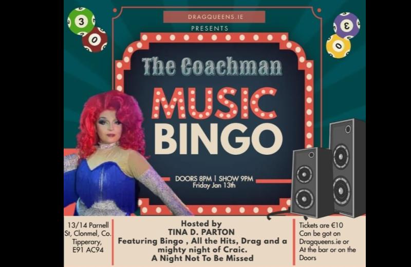 Music bingo night of entertainment with a difference in Clonmel