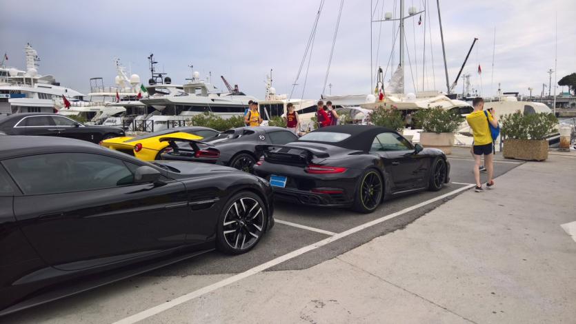 Quick stop to admire cars