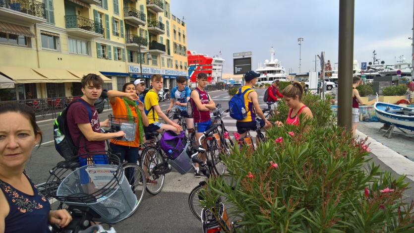 Bike tour of Nice