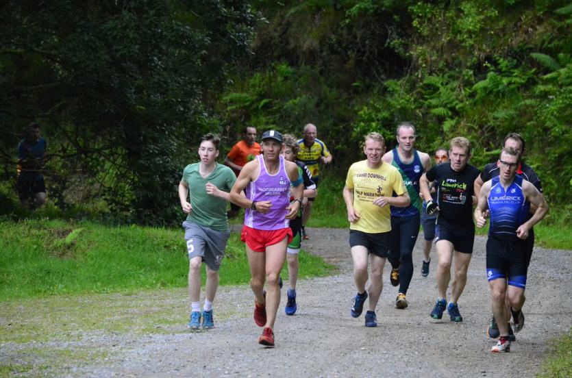 Runners out on the trails